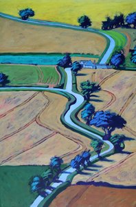 Weg im Sommer (Nahaufnahme) von Paul Powis