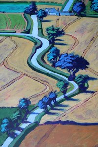 Gasse im Sommer Nahaufnahme 2 von Paul Powis
