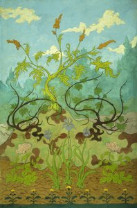Goldrute und violette Schwertlilien, 1899 von Paul Elie Ranson