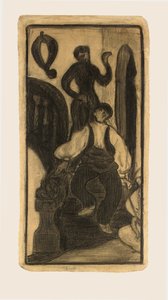 Treppe in einem Gasthaus, Baskenland, 1893