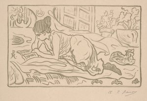 Die liegende Leserin von Paul Elie Ranson