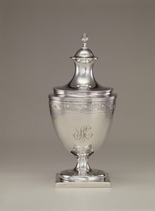 Zuckerschale mit Deckel (ca. 1795) von Paul Revere