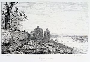 Batterie von St. Ouen, Belagerung von Paris, 1870-1871 von Paul Roux