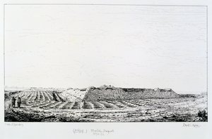 Moulin Saquet, Belagerung von Paris, 1870-1871 von Paul Roux