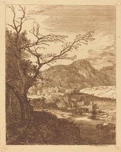 Capriccio mit Edinburgh Castle und Arthur
