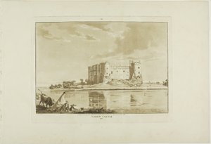 Carew Castle, Platte acht aus Zwölf Ansichten in Wales
