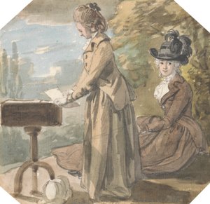 Lady Francis Scott und Lady Elliot von Paul Sandby