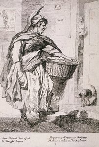 Makrelenverkäufer, Rufe von London, 1760