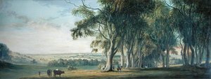Blick auf Windsor, vom Snow Hill im Großen Park von Paul Sandby