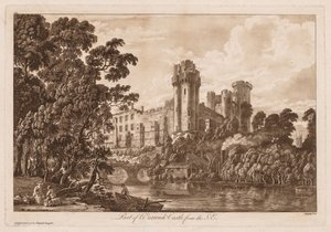Ansichten von Warwick Castle: Teil von Warwick Castle von Südosten