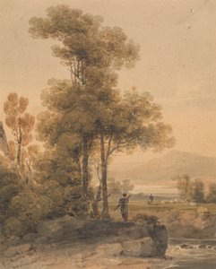 Landschaft mit Figuren, Cromach Water