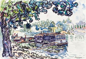 Asnières, ca. 1900-05 von Paul Signac