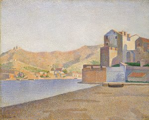 Der Stadtstrand, Collioure, Opus 165 von Paul Signac