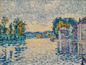 Die Seine bei Samois von Paul Signac