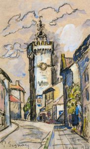 Der Glockenturm in Viviers von Paul Signac