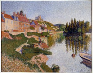 Les Andelys, das Ufer von Paul Signac