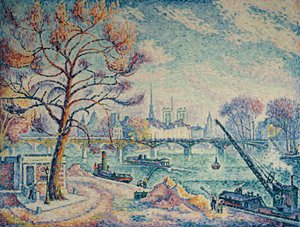 Pont des Arts von Paul Signac