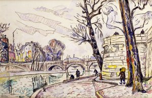 Quai de Seine von Paul Signac