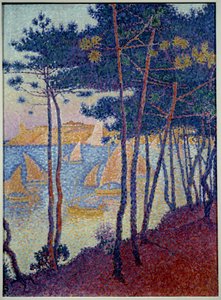 Segel und Kiefern von Paul Signac