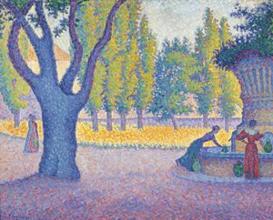 Saint-Tropez, Fontaine des Lices, 1895 von Paul Signac