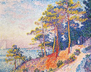 St. Tropez, der Zollweg, von Paul Signac