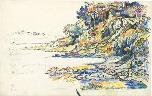 Die Calanque bei Saint Tropez von Paul Signac