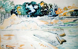 Die Seine in Paris von Paul Signac