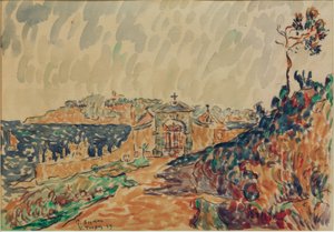 Blick auf die Bucht von Saint-Tropez von Paul Signac
