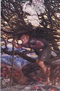 Und doch muss ich fluchen, Illustration aus Der Sturm, 1908 von Paul Vincent Woodroffe