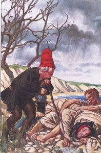 Vier Beine und zwei Stimmen: Ein sehr delikates Monster!, Illustration aus Der Sturm, 1908 von Paul Vincent Woodroffe