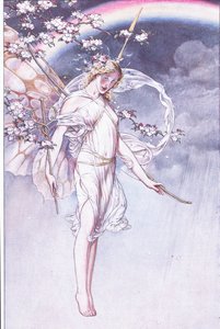 Die Königin des Himmels, deren wässriger Bogen und ich, Illustration aus Der Sturm, 1908