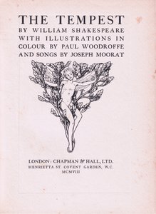 Titelblatt-Design, Illustration aus Der Sturm, 1908 von Paul Vincent Woodroffe