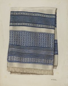 Handgewebtes Tischtuch von Paul Ward
