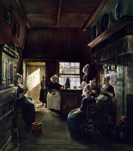 Gespräch, 1888 von Paul Weimar