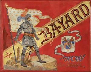 Buchumschlag „Bayard“ von Theodore Cahu, illustriert von Paul De Semant (1855-1915)