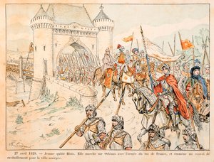 Illustration aus dem Buch „Jeanne d