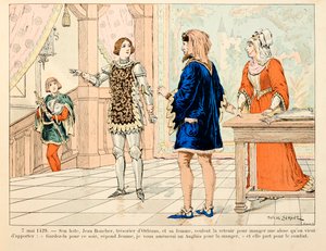 Illustration aus dem Buch „Jeanne d