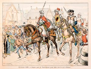 Illustration aus dem Buch „Jeanne d