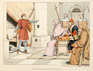Illustration aus dem Buch „Joan of Arc“ von Theodore Cahu, illustriert von Paul De Semant: Jeanne d