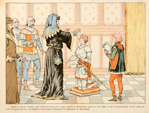 Illustration aus dem Buch „Jeanne d