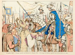 Illustration aus dem Buch „Jeanne d