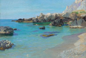 An der Capri-Küste von Paul von Spaun