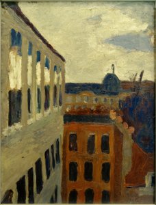 Blick aus dem Atelierfenster der Künstlerin in Paris von Paula Modersohn Becker