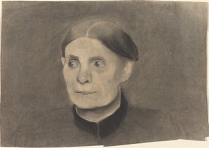 Porträt einer Frau von Paula Modersohn Becker