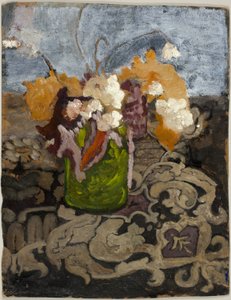 Stillleben mit grüner Vase