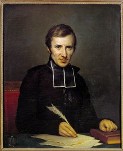 Porträt von Felicite Robert de Lamennais, französischer Schriftsteller