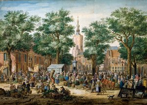 Der Große Grüne Markt in Den Haag, 1769