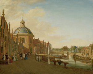 Das Dockbecken im Treidelkanal in Leidschendam