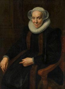 Porträt von Maria van Utrecht (ca. 1552/53-1629)