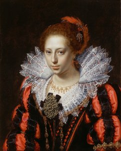 Porträt einer jungen Dame, ca. 1620 von Paulus Moreelse